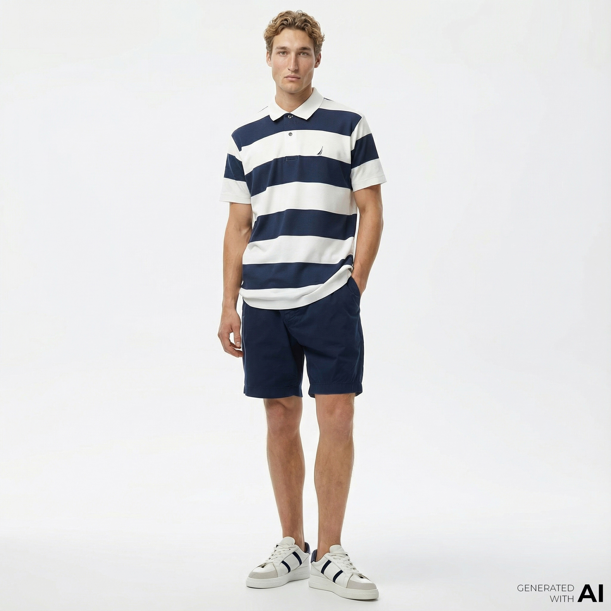  Nautica Erkek Lacivert Bermuda