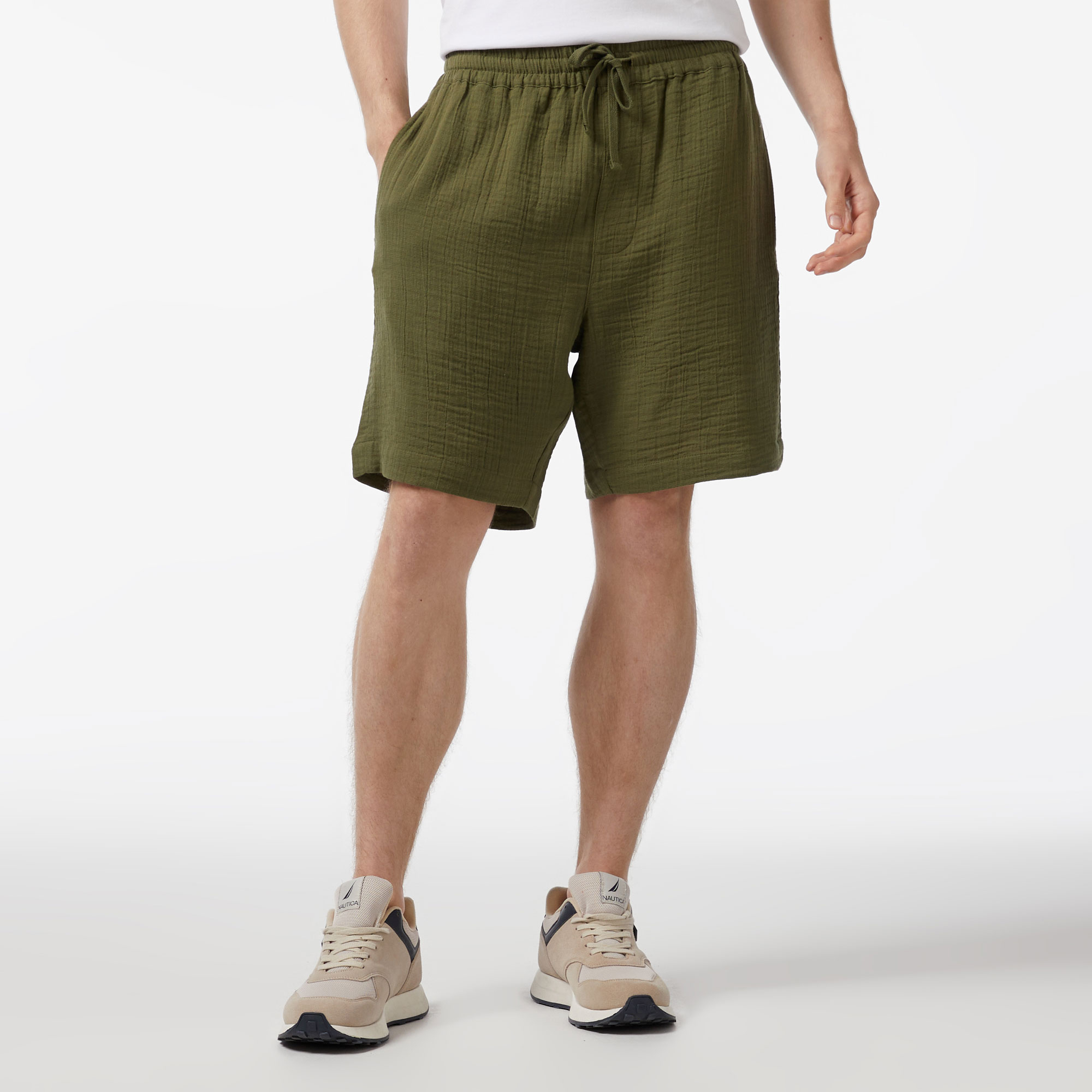  Nautica Erkek Yeşil Bermuda