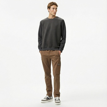  Nautica Erkek Gri Regular Fit Sweatshirt