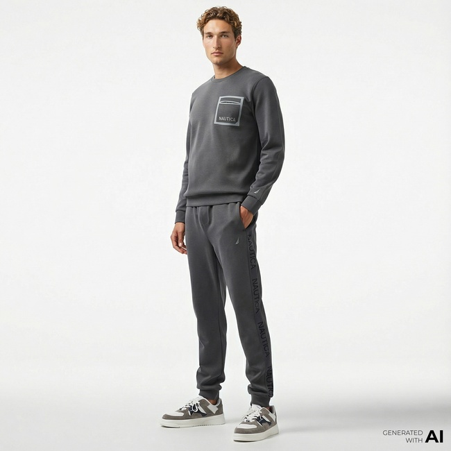  Nautica Erkek Gri Eşofman Altı