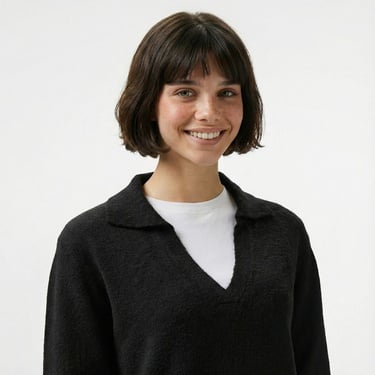  Nautica Kadın Siyah Uzun Kollu Regular Fit Elbise