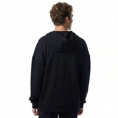  Nautica Erkek Siyah Standart Fit Sweatshirt