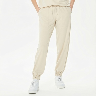  Nautica Kadın Bej Oversize Eşofman Altı