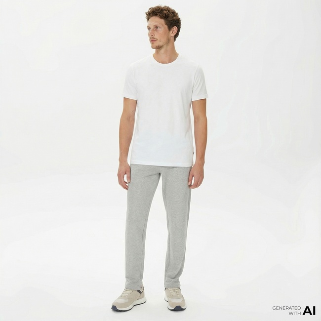  Nautica Erkek Gri Standart Fit Eşofman Altı