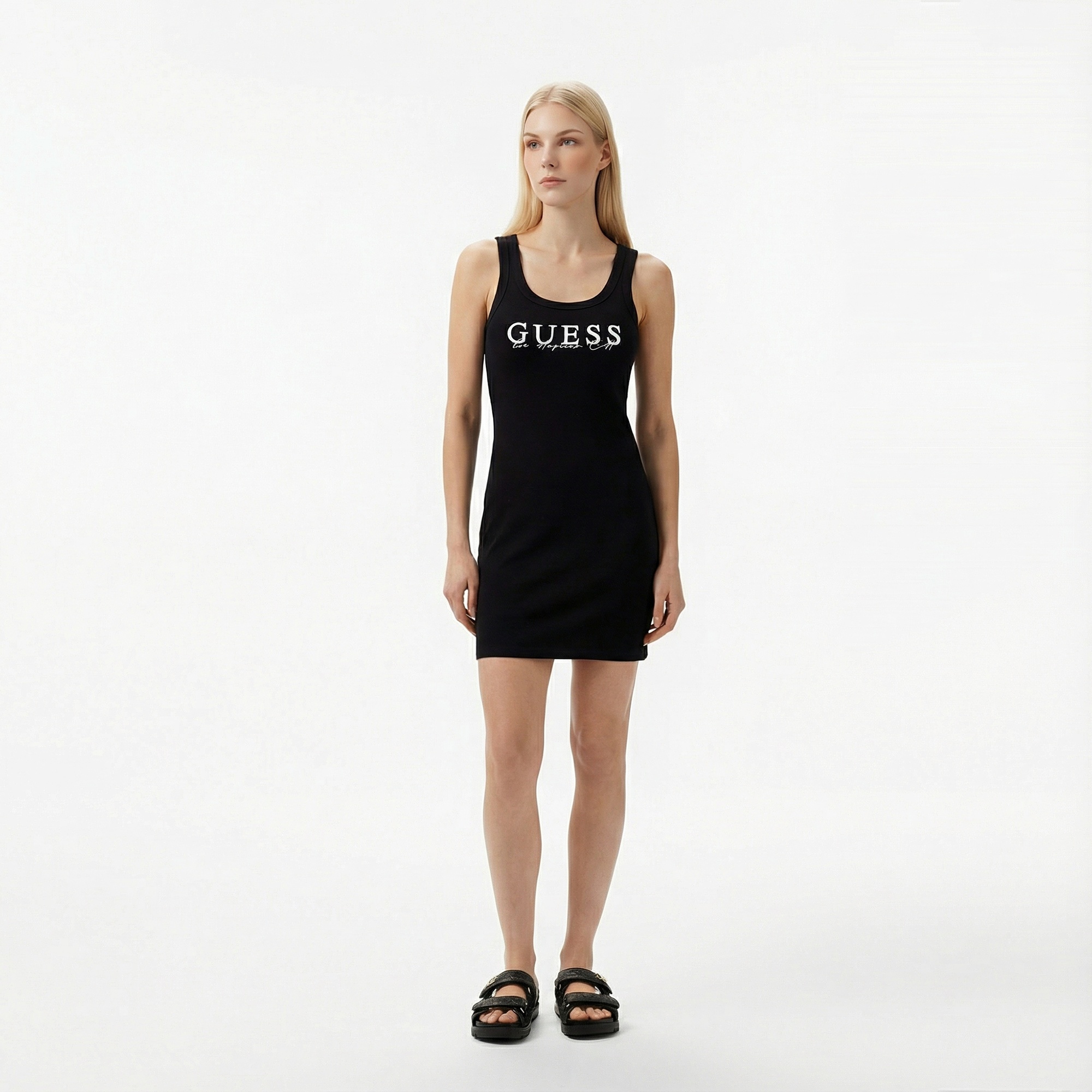 Guess Kadın Siyah Elbise