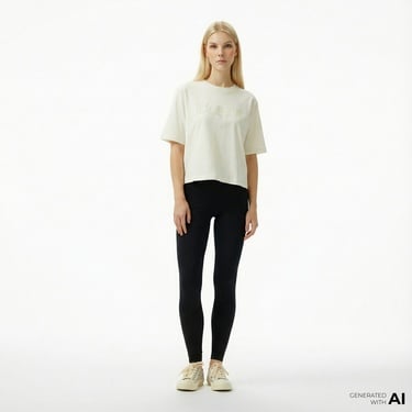  Guess New Aline Kadın Siyah Tayt