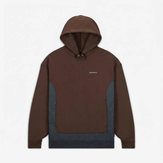  Converse Erkek Kahverengi Hoodie