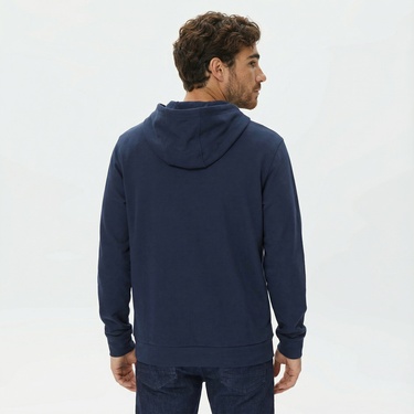  Nautica Erkek Lacivert Standart Fit Sweatshirt
