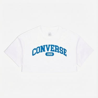  Converse Sporty Cropped Kadın Beyaz T-Shirt