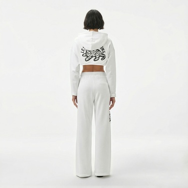  Les Benjamins 003 Kadın Beyaz Eşofman Altı