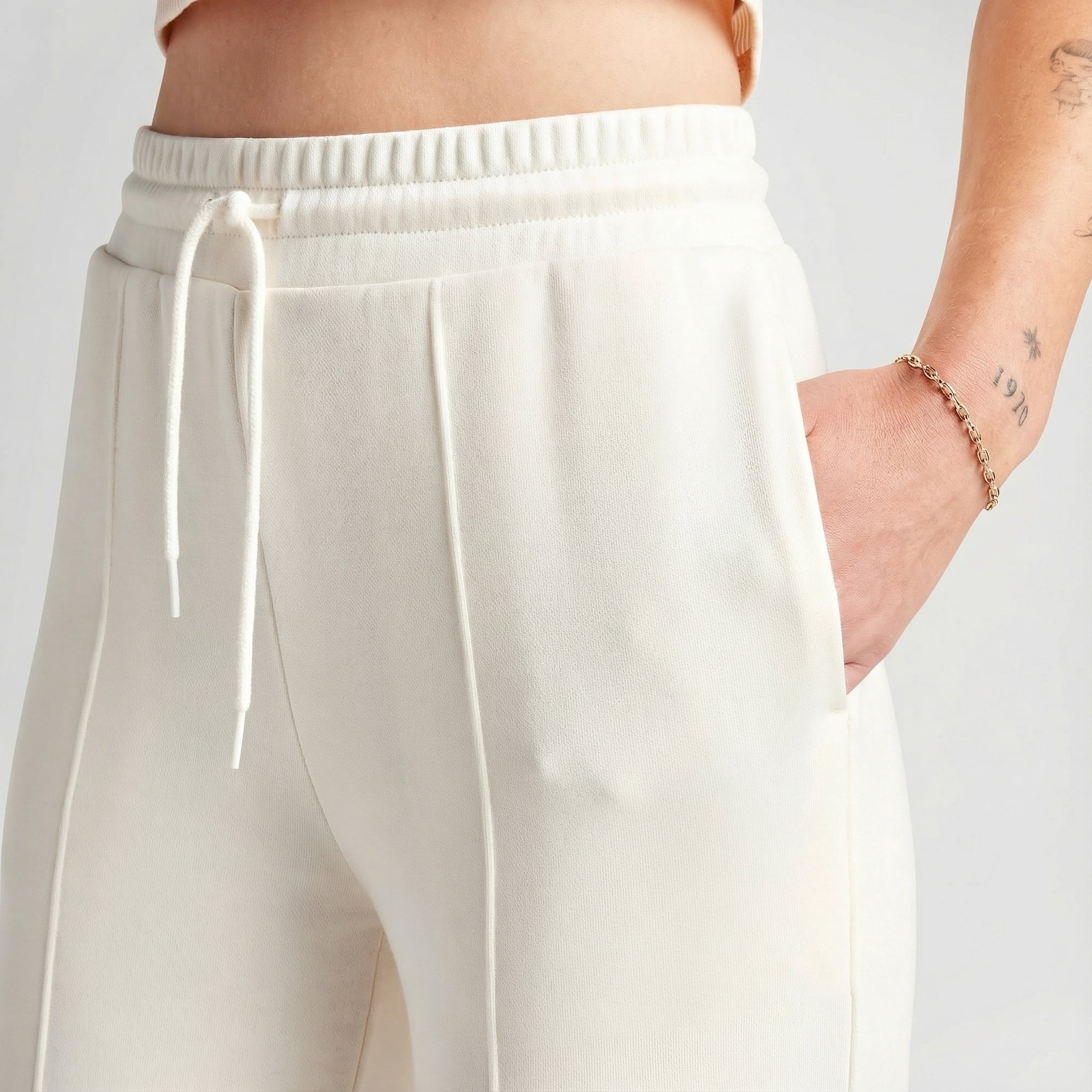 Converse Kadın Beyaz Eşofman Altı