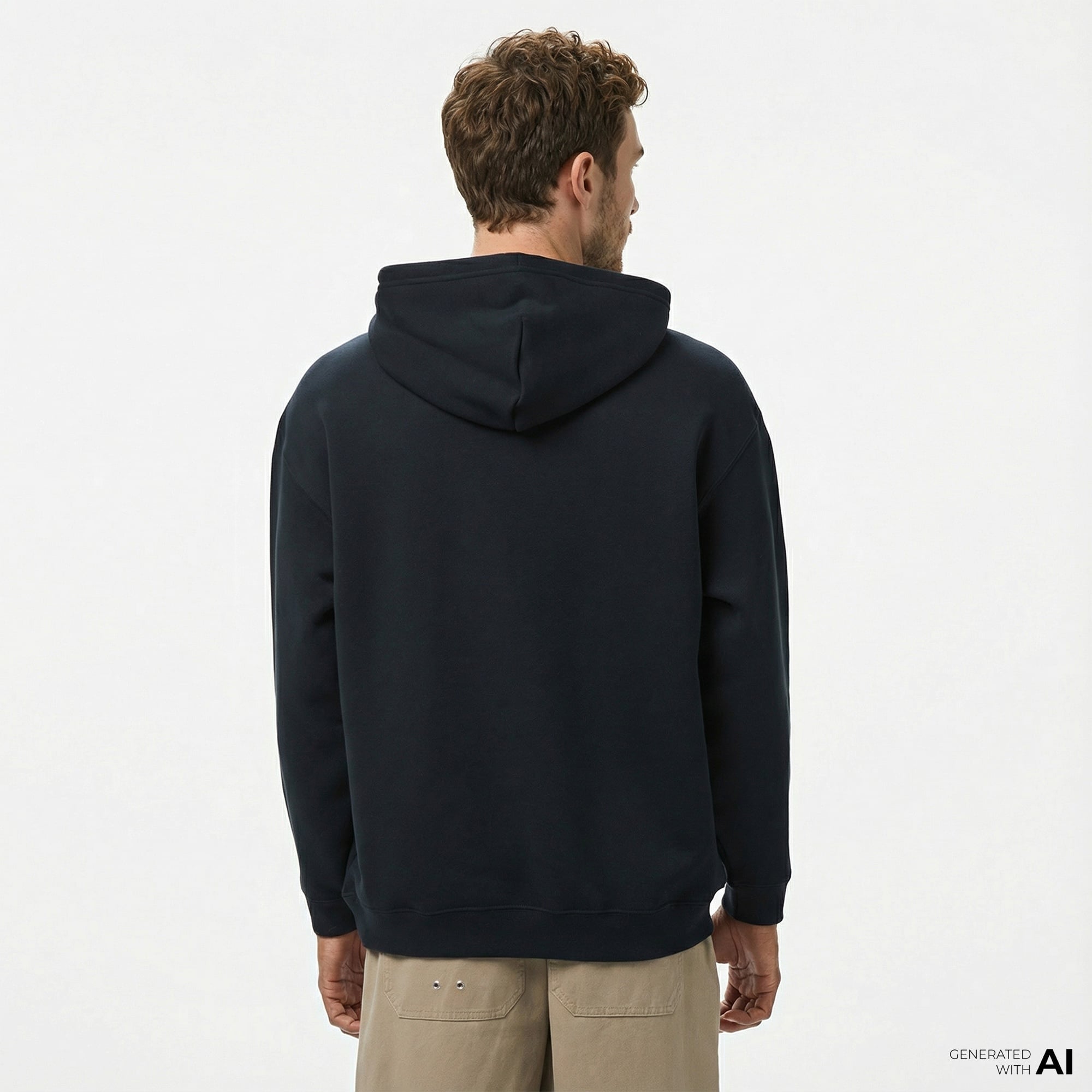 Converse Erkek Loose Fit Siyah Hoodie