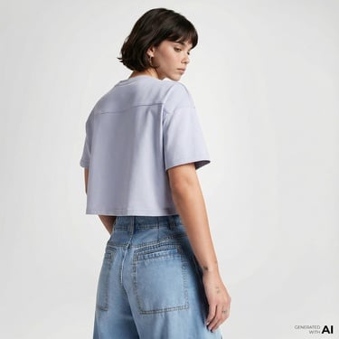  Converse Kadın Lila T-Shirt