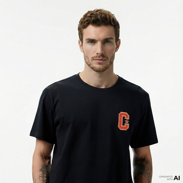  Converse Erkek Siyah T-Shirt