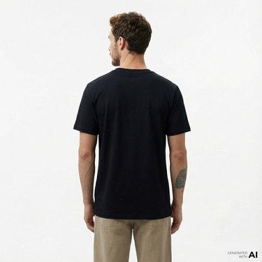  Converse Erkek Siyah T-Shirt