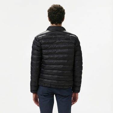  Lacoste Erkek Kapüşonlu Siyah Mont