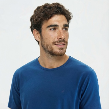  Nautica Erkek Mavi T-Shirt