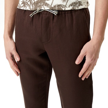  Nautica Erkek Kahverengi Classic Fit Pantolon