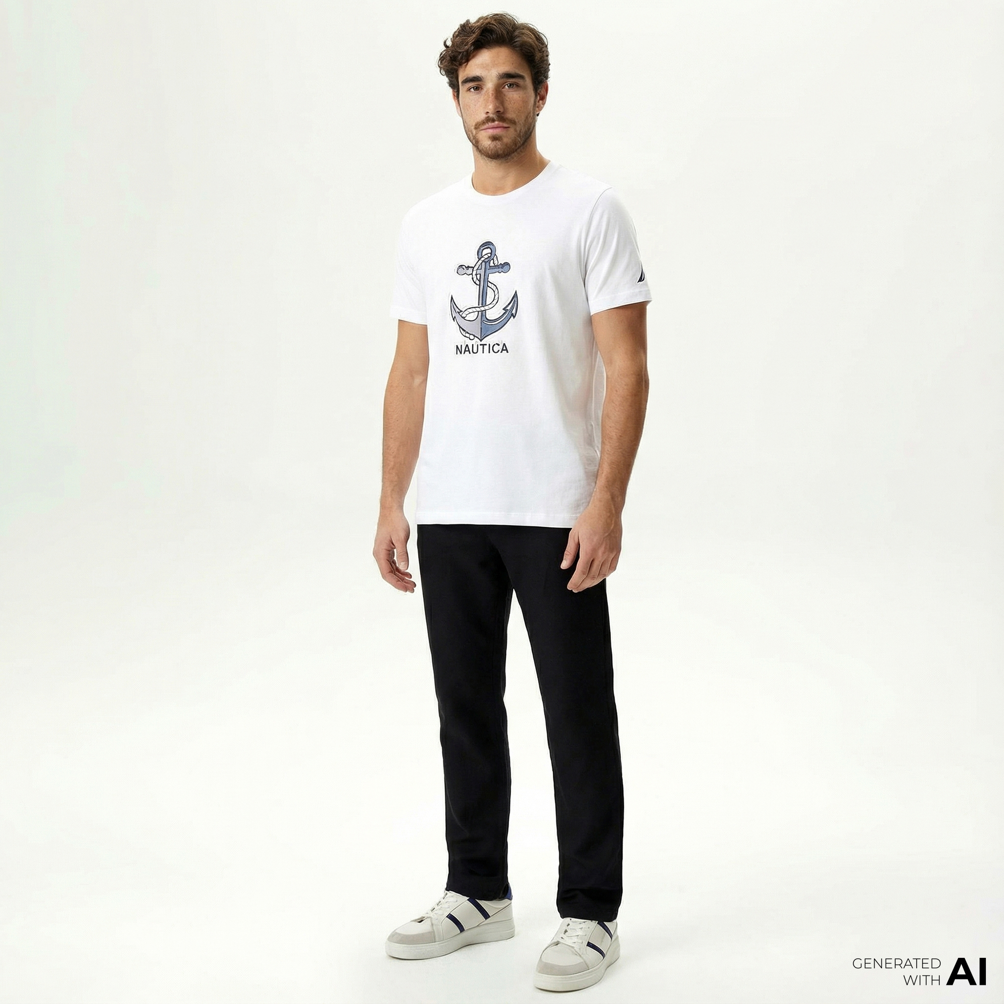  Nautica Erkek Siyah Classic Fit Pantolon