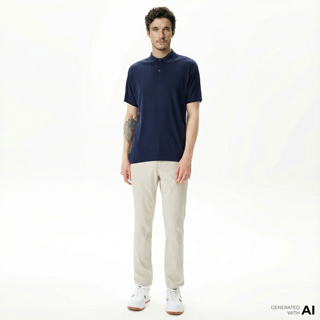  Nautica Erkek Beyaz Slim Fit Pantolon