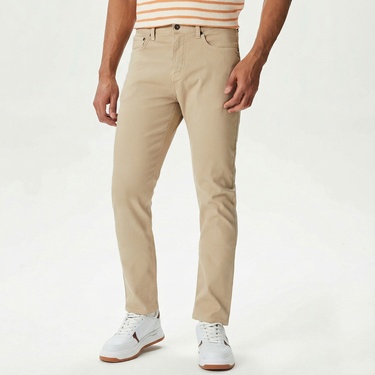  Nautica Erkek Bej Slim Fit Pantolon