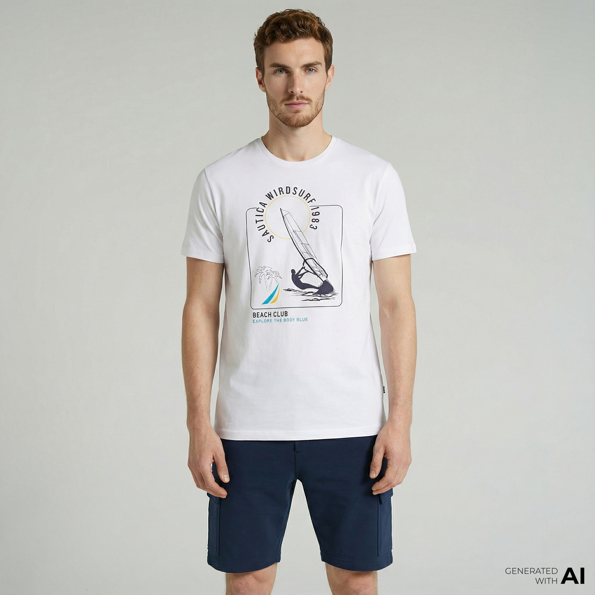  Nautica Erkek Lacivert Standart Fit Şort