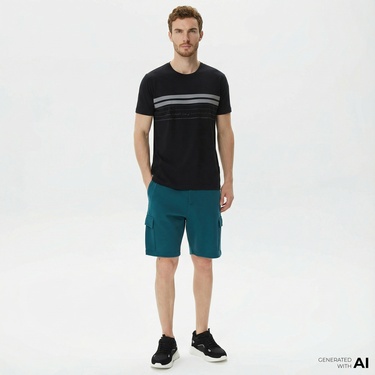  Nautica Erkek Yeşil Standart Fit Şort