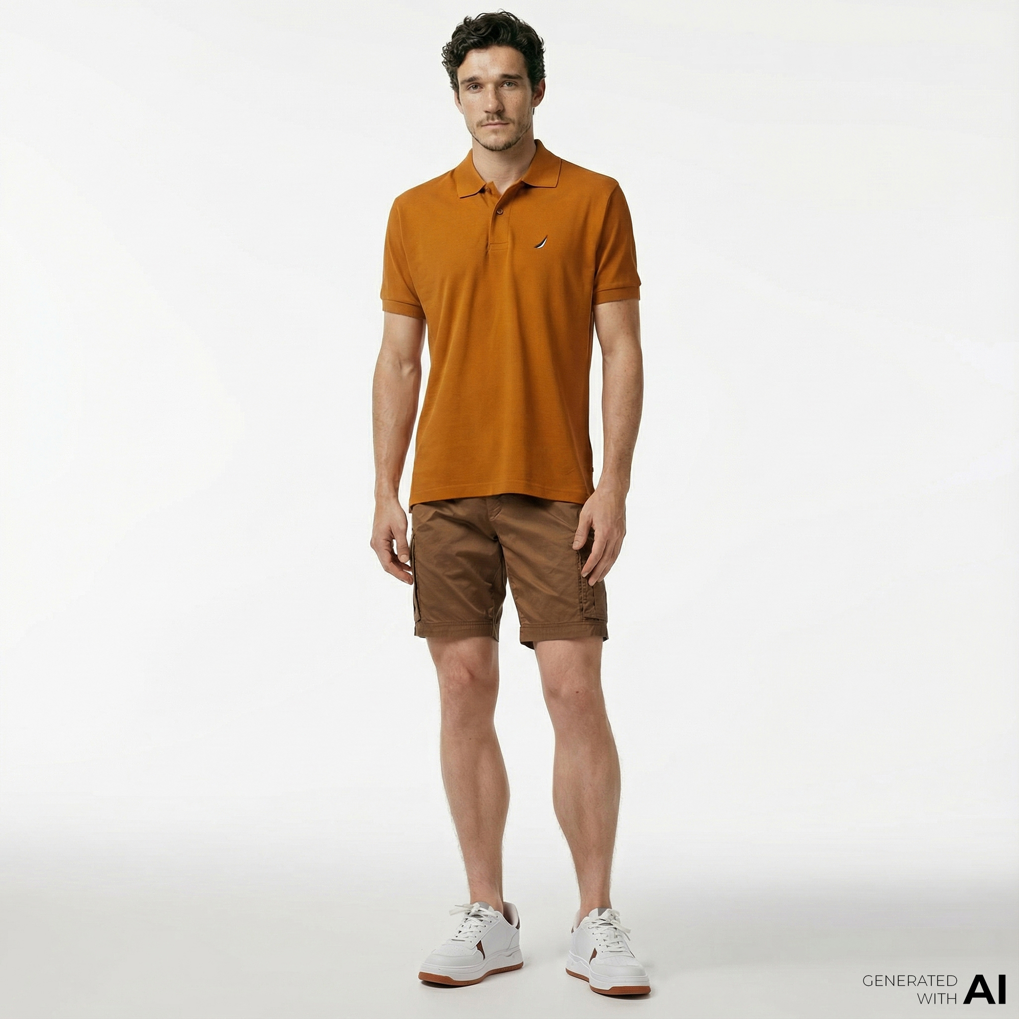  Nautica Erkek Kahverengi Regular Fit Şort