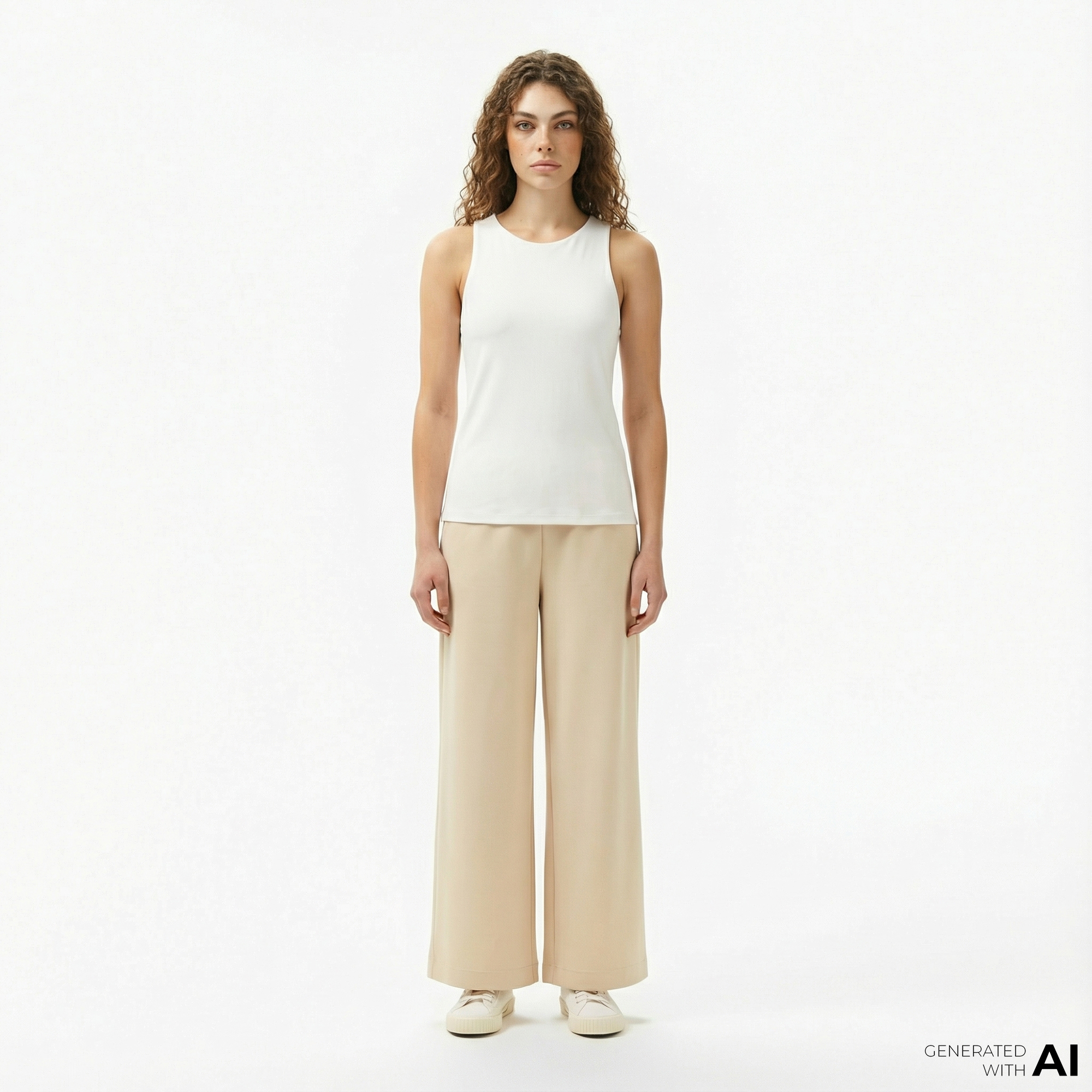  Nautica Kadın Krem Rengi Regular Fit Eşofman Altı