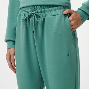  Nautica Kadın Yeşil Regular Fit Eşofman Altı