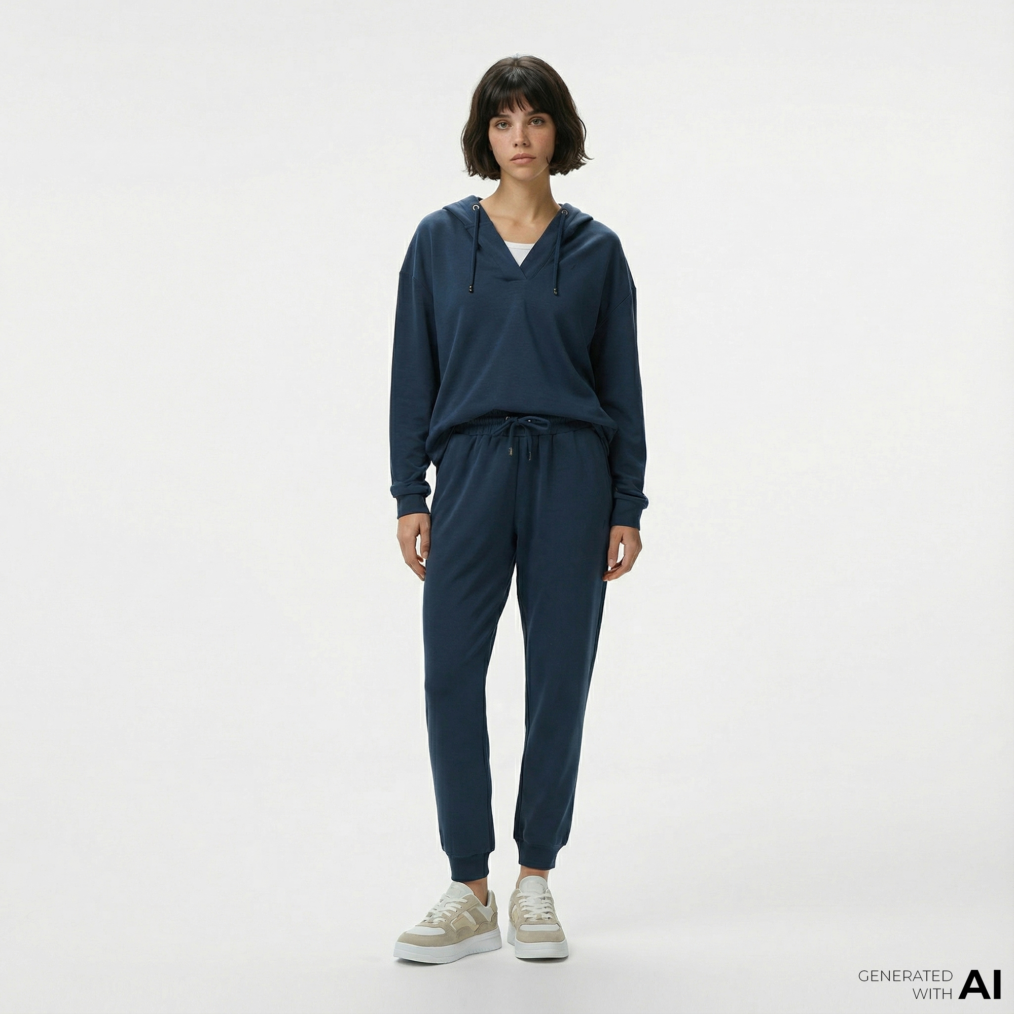  Nautica Kadın Lacivert Regular Fit Eşofman Altı