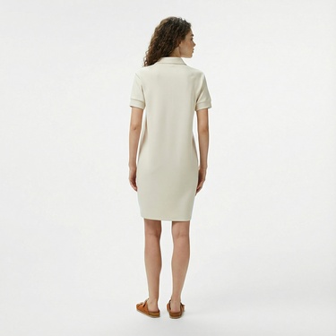  Nautica Kadın Krem Rengi Regular Fit Elbise