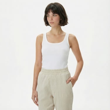  Nautica Kadın Bej Regular Fit Pantolon