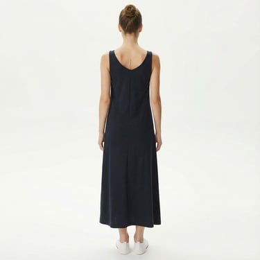  Nautica Kadın Siyah Standart Fit Askılı Elbise