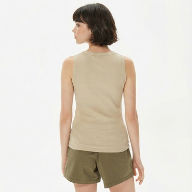  Nautica Kadın Bej Slim Fit T-Shirt