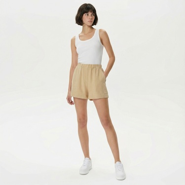  Nautica Kadın Beyaz Slim Fit T-Shirt