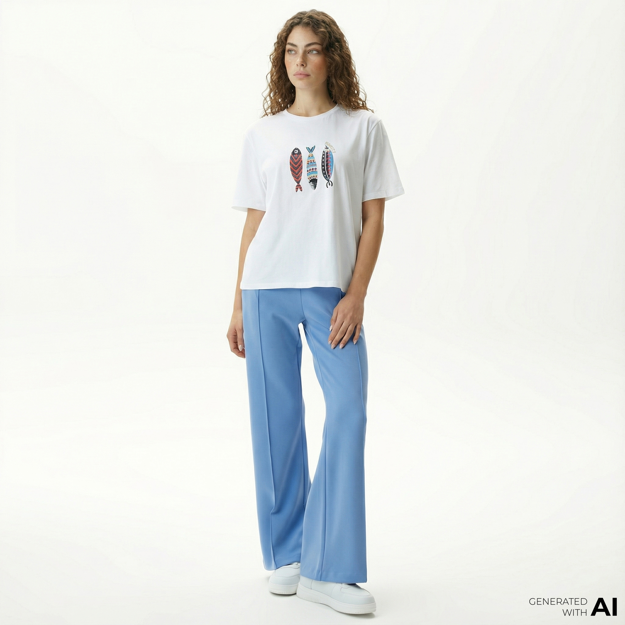  Nautica Kadın Mavi Standart Fit Eşofman Altı