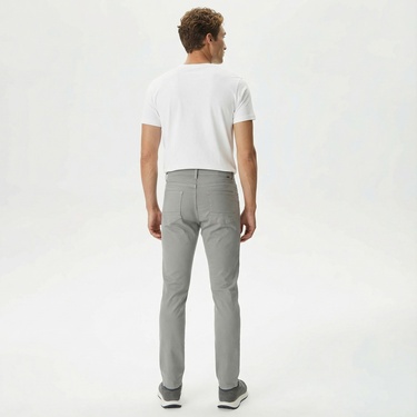  Nautica Erkek Gri Slim Fit Pantolon