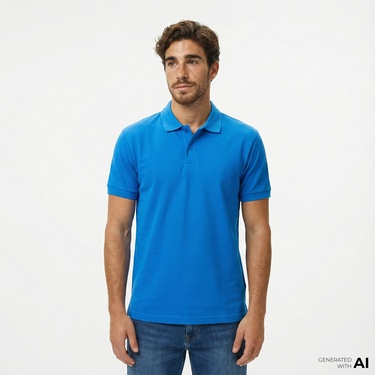  Nautica Erkek Mavi Classic Fit Polo Yaka T-Shirt