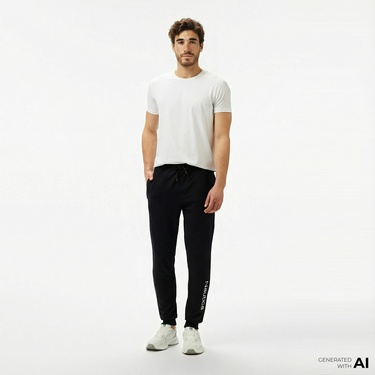  Nautica Erkek Siyah Regular Fit Eşofman Altı