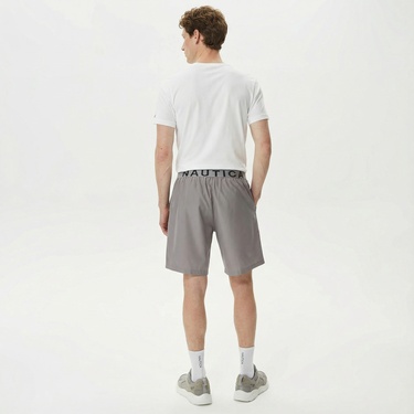  Nautica Erkek Gri Renk Bloklu Şort