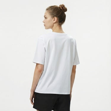  Nautica Kadın Beyaz Regular Fit Baskılı T-Shirt