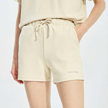  Nautica Kadın Bej Oversize Şort