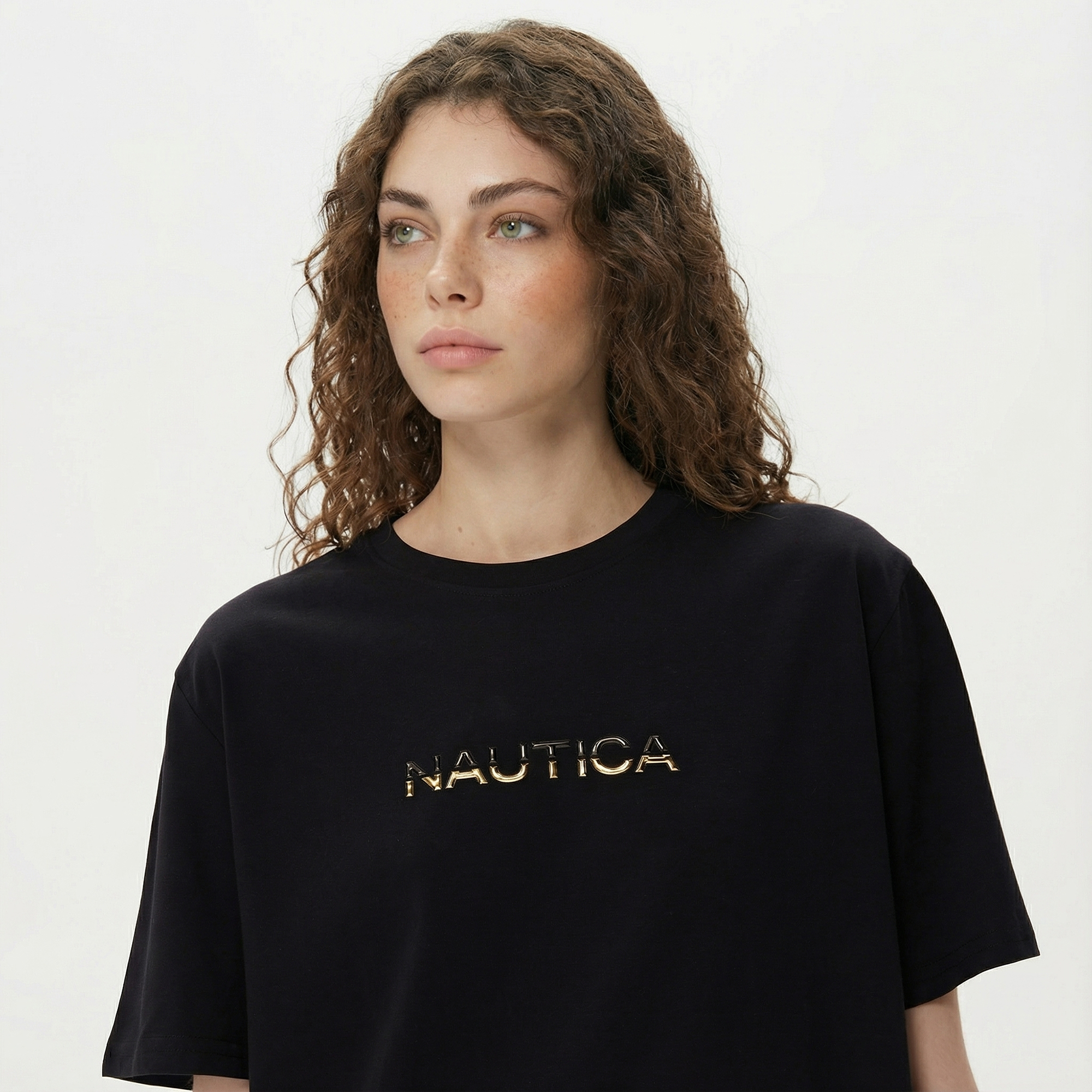  Nautica Kadın Siyah T-Shirt
