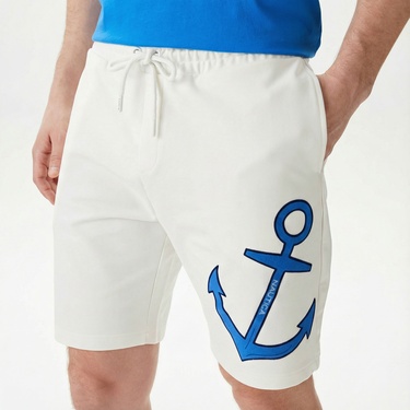  Nautica Erkek Kırık Beyaz Standart Fit Şort