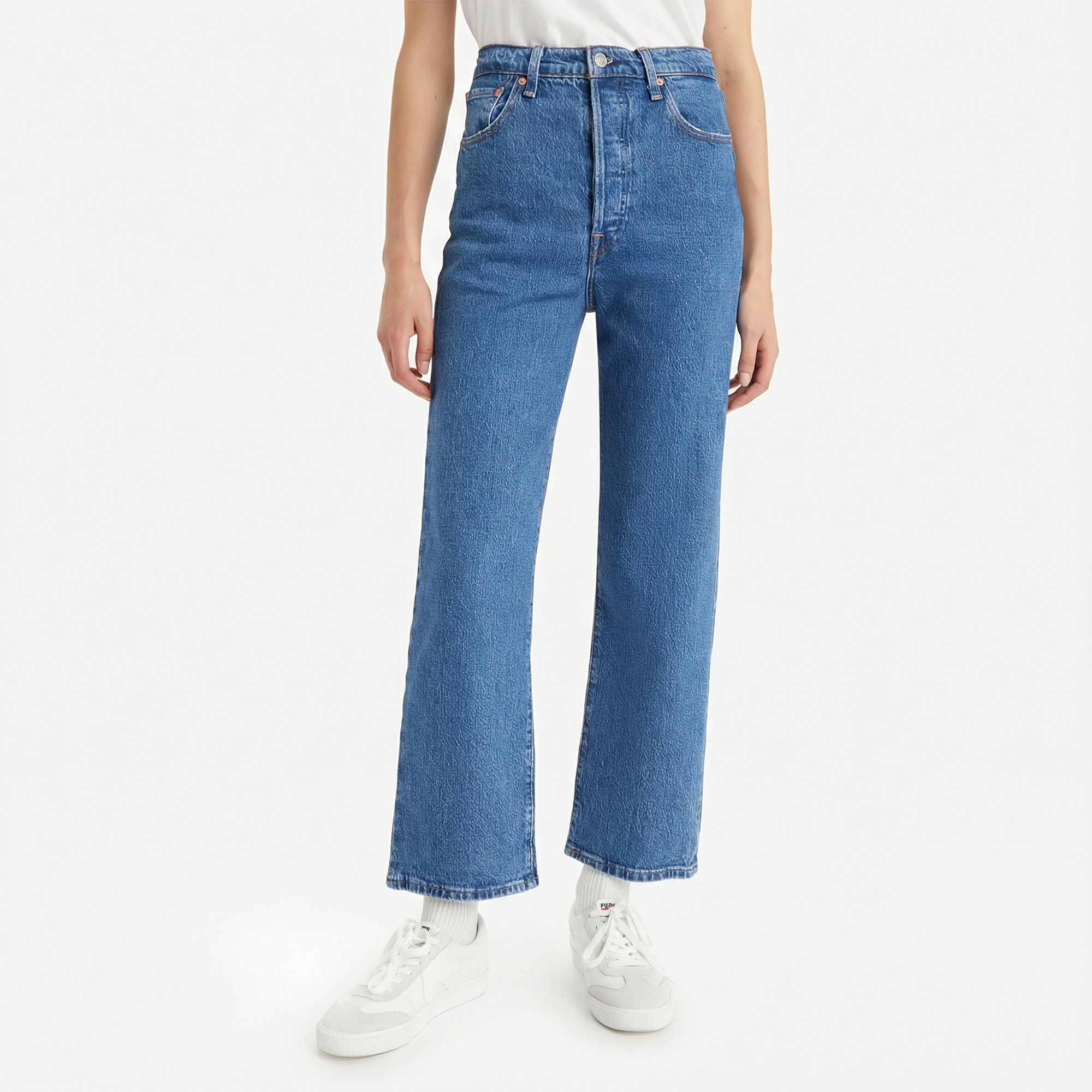Levi's Ribcage Straight  Jazz Pop Kadın Mavi Jean