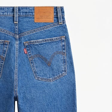  Levi's Ribcage Straight  Jazz Pop Kadın Mavi Jean