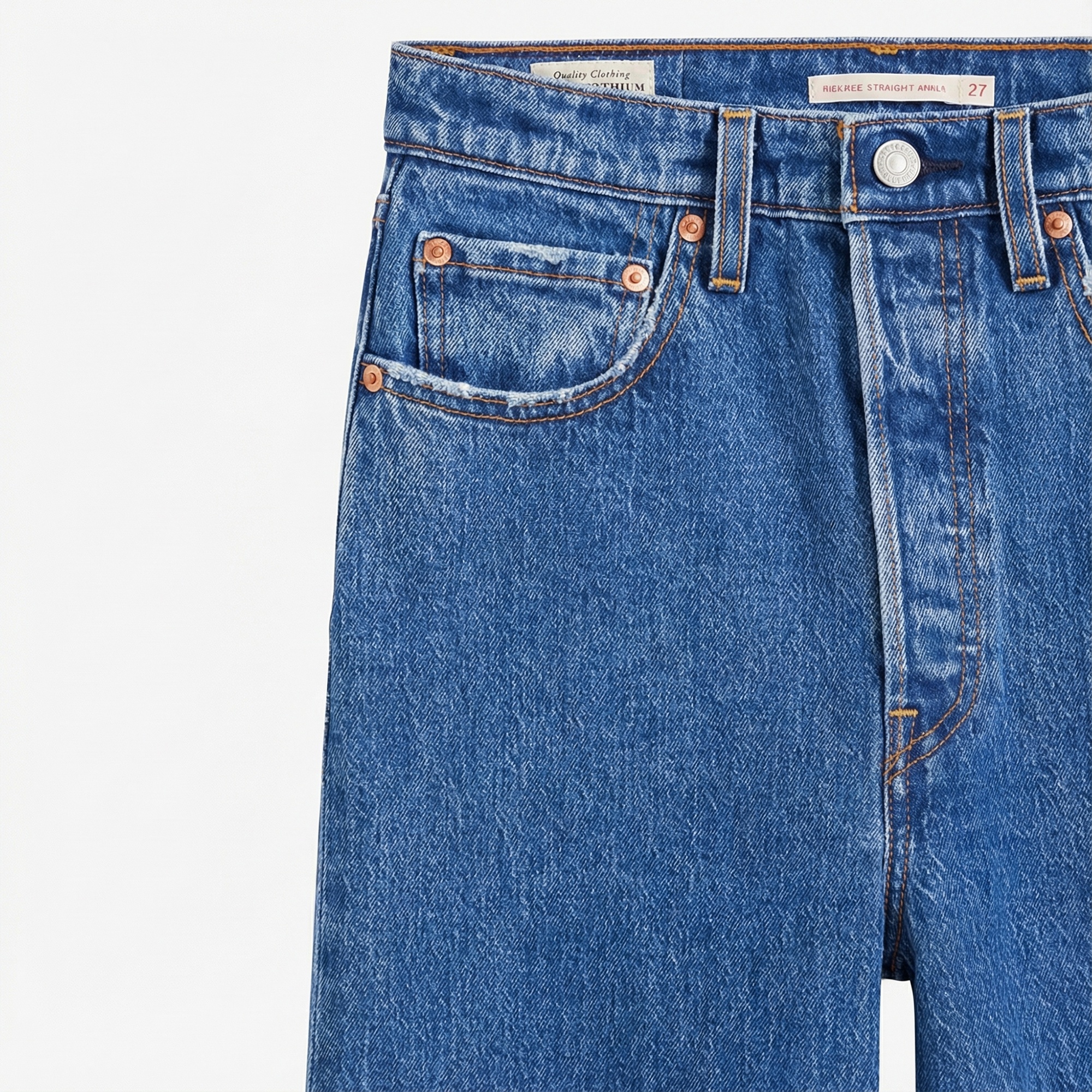 Levi's Ribcage Straight  Jazz Pop Kadın Mavi Jean