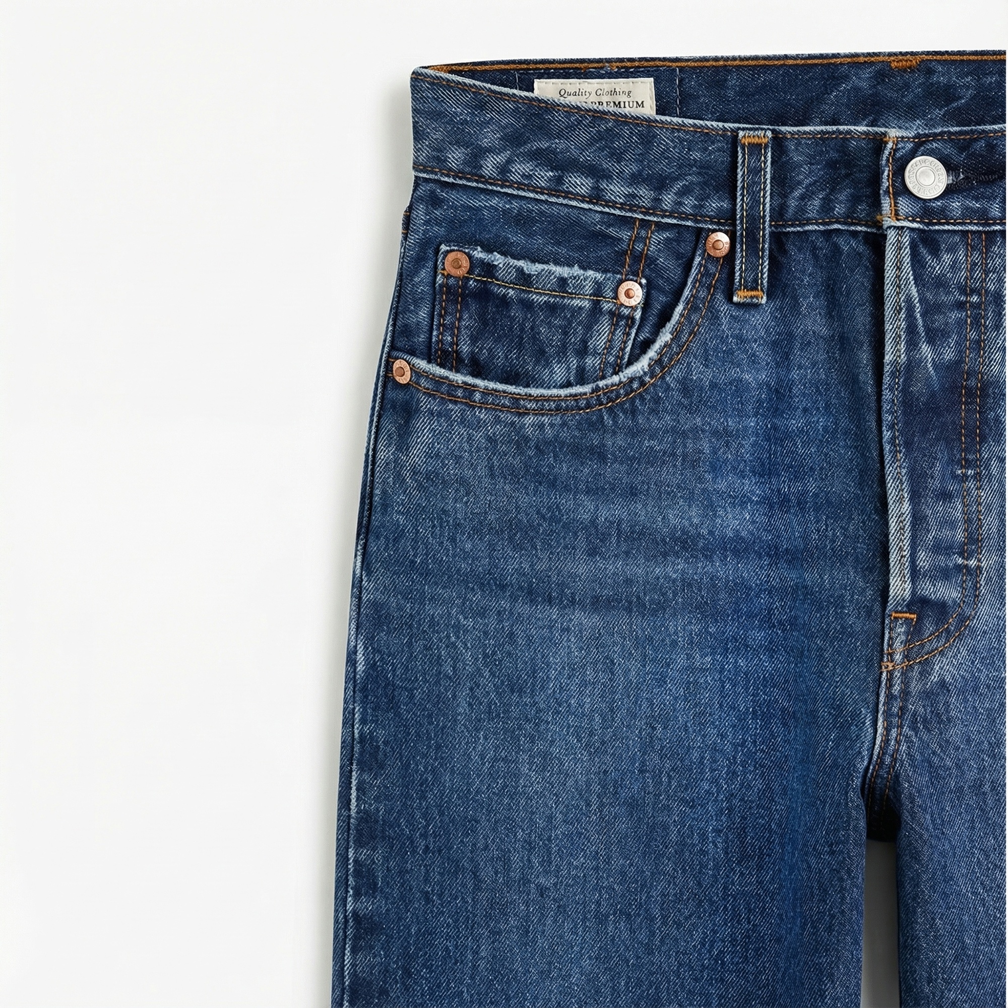 Levi's 501 Crop Orinda Troy Horse Kadın Lacivert Jean