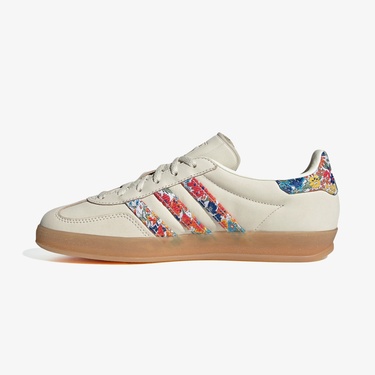  adidas Gazelle Indoor X Liberty London Kadın Krem Spor Ayakkabı